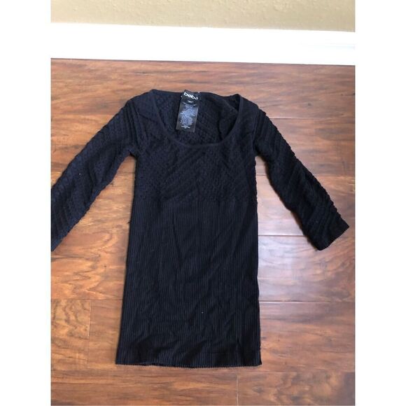 BEBE Bodycon Black lace Top size P/S - Picture 2 of 9